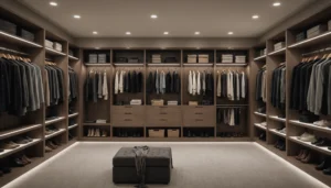 beleuchtung für begehbaren kleiderschrank